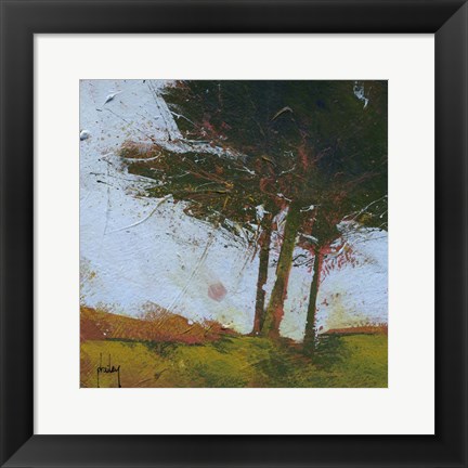 Framed Tair Coeden Print