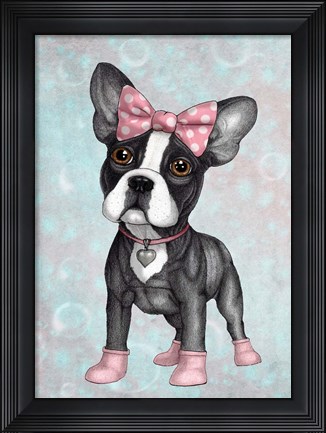 Framed Sweet Frenchie Print