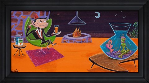 Framed Sea Monkey Print
