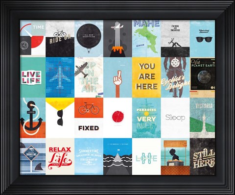 Framed Leisure Travel Vacation Print