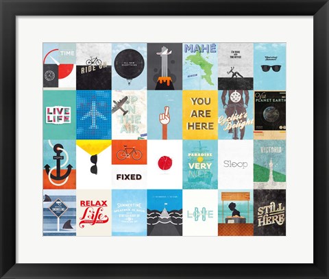 Framed Leisure Travel Vacation Print