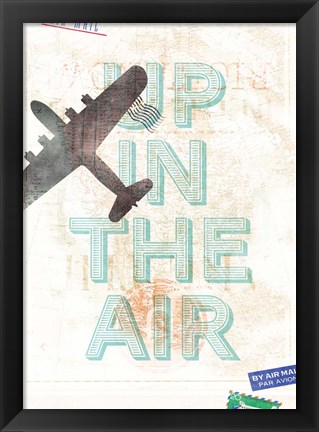 Framed Up in the Air Print