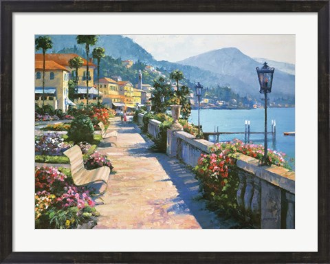 Framed Bellagio Promenade Print