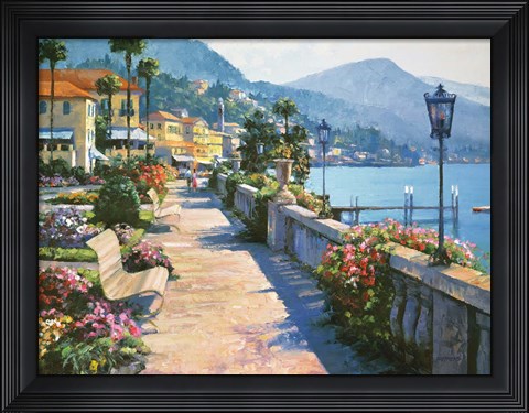 Framed Bellagio Promenade Print