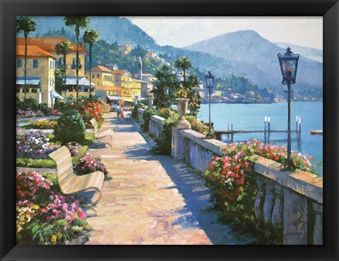 Framed Bellagio Promenade Print