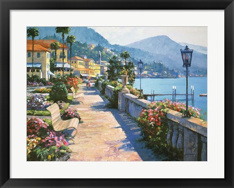 Framed Bellagio Promenade Print