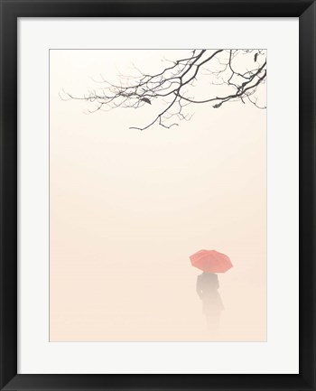 Framed In Autumn Fog Print