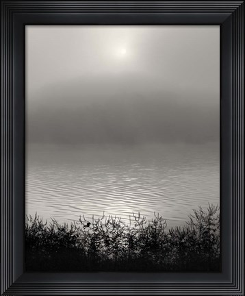 Framed Monochrome Sunrise Print