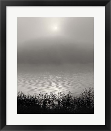 Framed Monochrome Sunrise Print