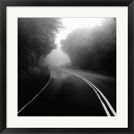 Framed Mountain Road Print