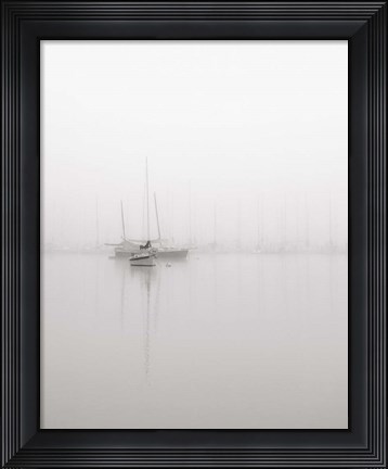 Framed Sailboats Print