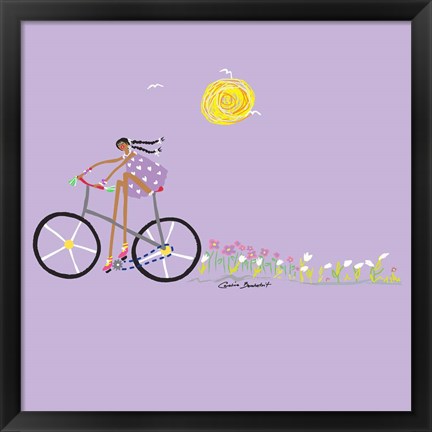 Framed Tour de Girls 2 Print