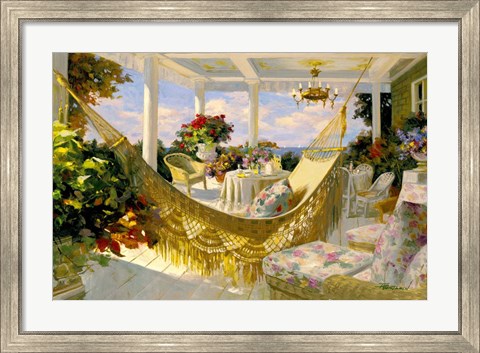 Framed Porches and Patios Print