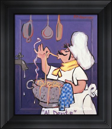 Framed Al Dente Print