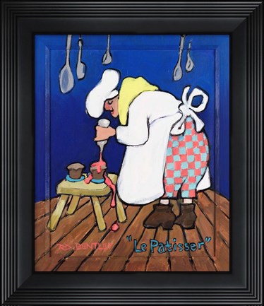 Framed La Patisser Print