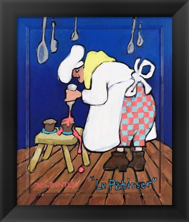 Framed La Patisser Print