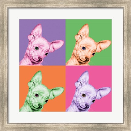 Framed Sweet Chihuahua Pop Print