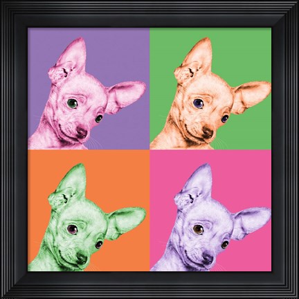 Framed Sweet Chihuahua Pop Print