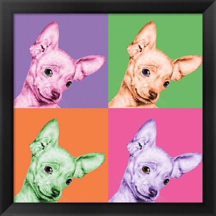 Framed Sweet Chihuahua Pop Print