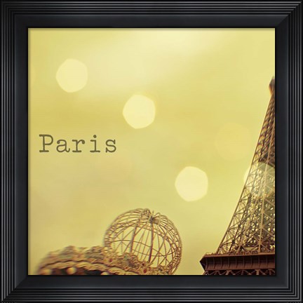 Framed Memories of Paris Print