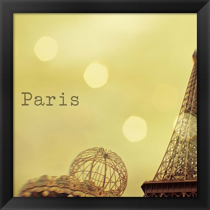 Framed Memories of Paris Print