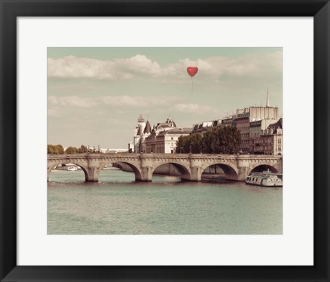 Framed Paris Bridges Print