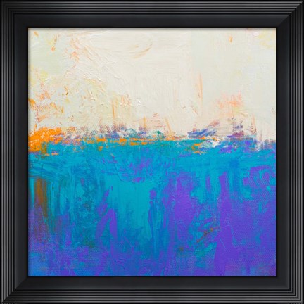 Framed Orange Spark Print