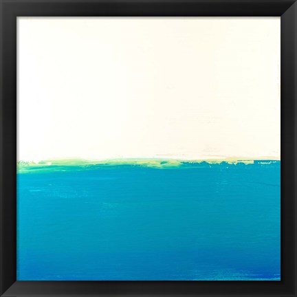 Framed Turquoise Sea Print