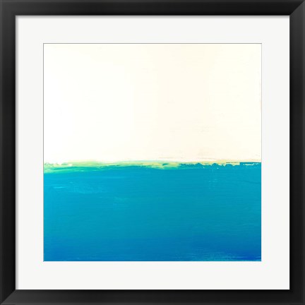 Framed Turquoise Sea Print