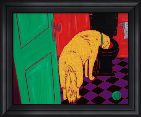 Framed Drinking Problem Print