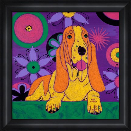 Framed Hush Puppeh Print