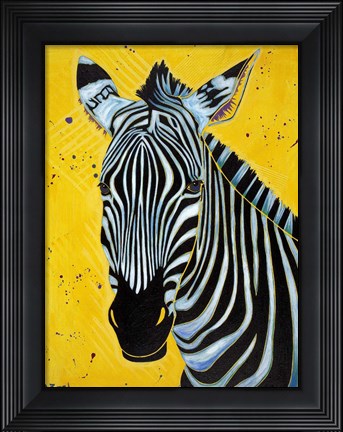 Framed Zebra Print