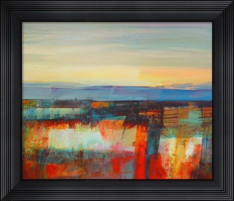 Framed Early Morning Light-Wadsworth Moor Print