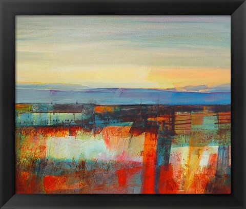 Framed Early Morning Light-Wadsworth Moor Print