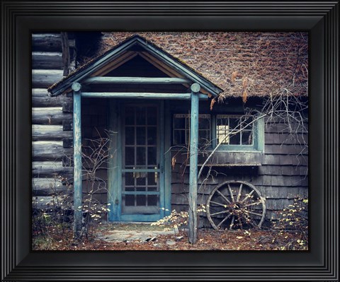 Framed Door to the Past Print