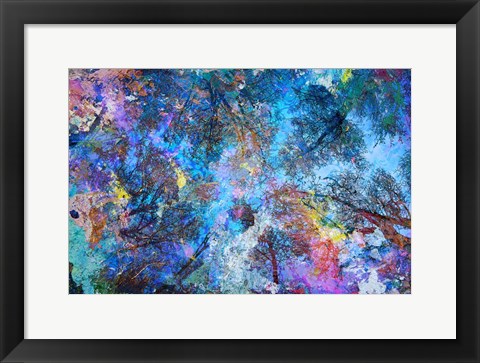 Framed Dreaming up to the Trees Print