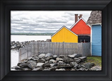 Framed Coastal Geometry Print