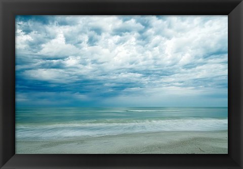 Framed Morning at the Beach Print