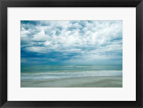 Framed Morning at the Beach Print