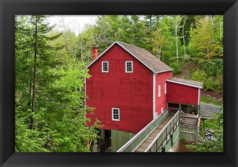 Framed Old Gristmill Print