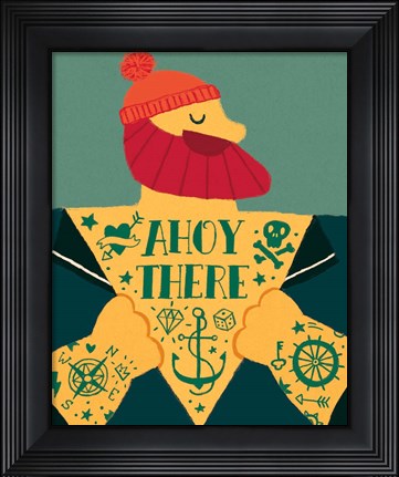Framed Ahoy There Print