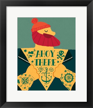 Framed Ahoy There Print