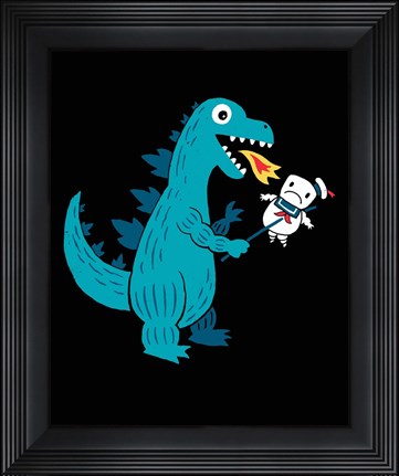 Framed Everyone Loves Marshmallows Print