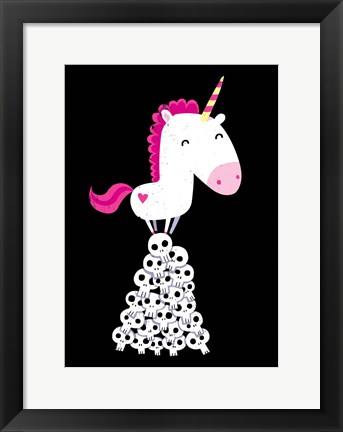 Framed Killer Unicorn Print