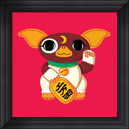 Framed Lucky Mogwai Print
