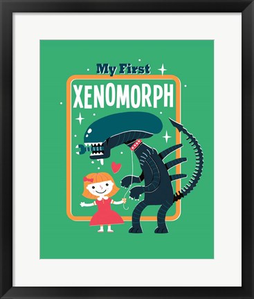 Framed My First Xenomorph Print
