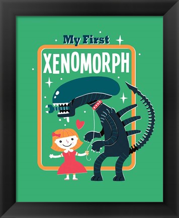 Framed My First Xenomorph Print