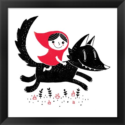 Framed Red Riding Print