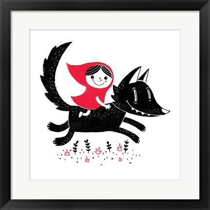 Framed Red Riding Print