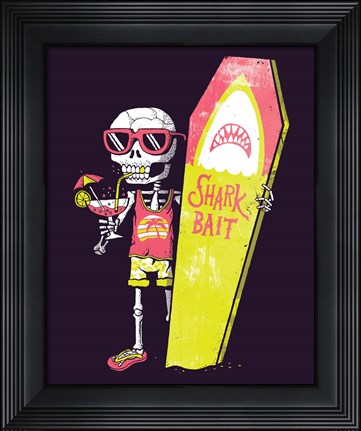 Framed Shark Bait Print